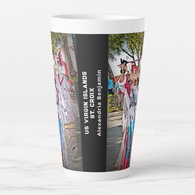 Tasse Latte Îles Vierges américaines Sainte-Croix Masquerader  (Devant)