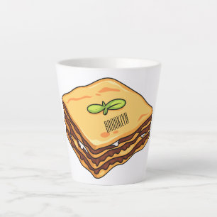 Tasse Latte Illustration de Lasagna