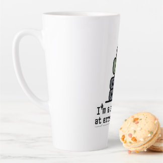 Tasse Latte I'm a Succulent at Error Handling Sticker -