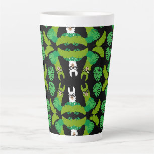 Tasse Latte Impression à thème Llama