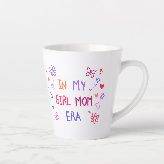 Tasse Latte  in my girl mom era CRAYON  (Droite)
