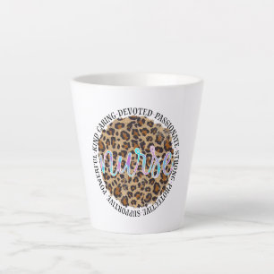 Tasse Latte "Infirmière" et traits inspirants - Empreinte de l