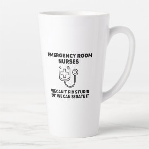 Tasse Latte Infirmières des urgences sedate stupide