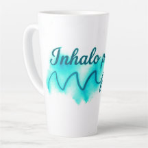 Inhalo pour fuir la routine | Design aquarelle inh