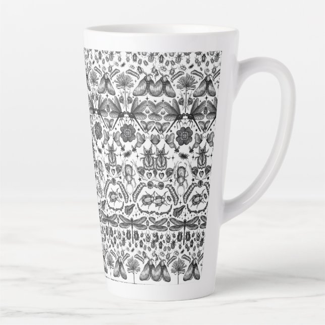 Tasse Latte Insectes et bestioles (Droite)