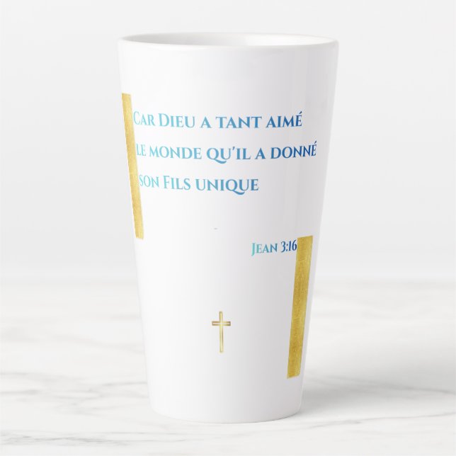 Tasse Latte Inspiration Divine —  (Devant)