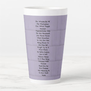 Tasse Latte Inspiration du milieu de travail