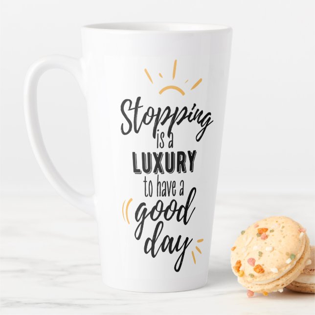 Tasse Latte Inspiration Motivation Café (En situation)