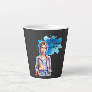Tasse Latte Inspirational Girl Graphic 