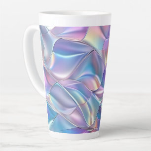 Tasse Latte Iridescente métallique 6 géométrique
