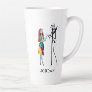 Tasse Latte Jack et Sally Holding Hands