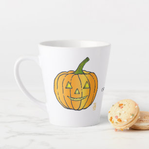 Tasse Latte Jack-o-lanterne 12 oz.