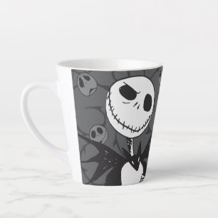 Tasse Latte Jack Skellington   Arrière - plan de Skellington 2