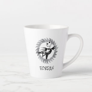 Tasse Latte Jack Skellington   Cadre de lame de scie