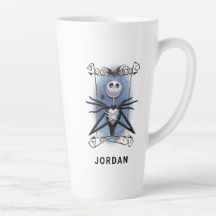 Tasse Latte Jack Skellington Cadre Web de l'araignée