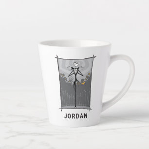 Tasse Latte Jack Skellington Clôture du cimetière
