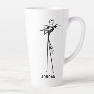 Tasse Latte Jack Skellington   debout
