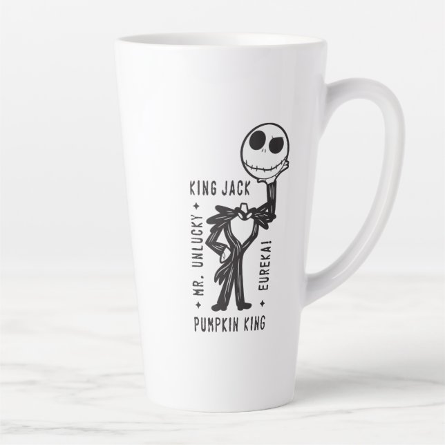 Tasse Latte Jack Skellington| M. Malchanceux (Droite)