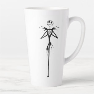 Tasse Latte Jack Skellington  Mains croisées