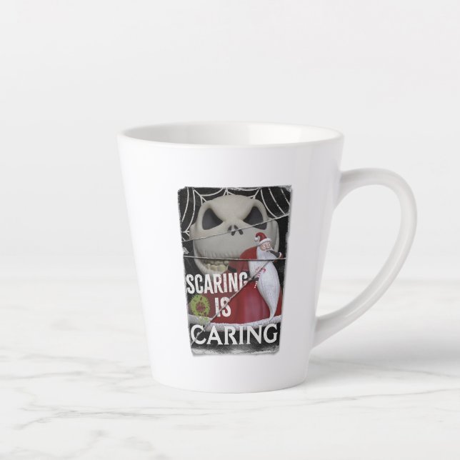 Tasse Latte Jack Skellington & Père Noël | L'indifférence est  (Droite)