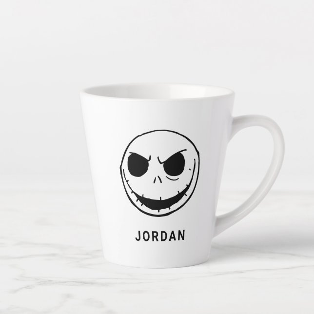 Tasse Latte Jack Skellington - Tête (Droite)