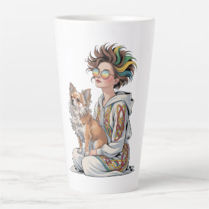 Tasse Latte j'adore mon chihuahua
