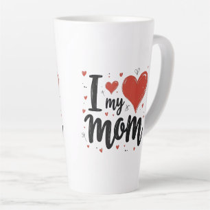 Tasse Latte J'aime ma maman chérie enfants 