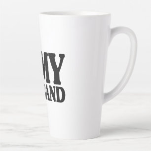 Tasse Latte J'Aime Mon Mari - Mignonne Cadeau Correspondant Po