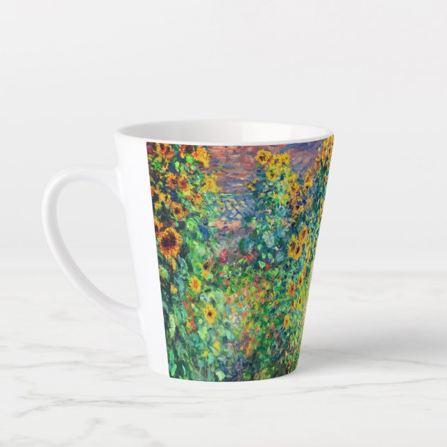 Tasse Latte Jardin aux fleurs de Monet (Gauche)