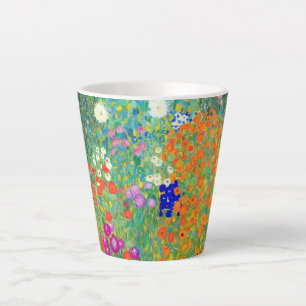 Tasse Latte Jardin aux fleurs Gustav Klimt