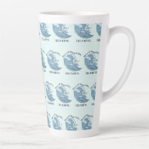 Tasse Latte Je serai avec toi chrétien 