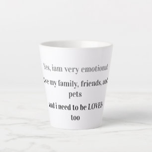 Tasse Latte Je suis derrière toi Frères et sœurs Amis et famil