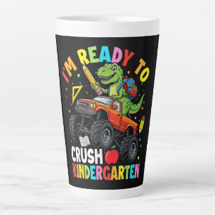 Tasse Latte Je suis prêt à déchirer la première journée de mat