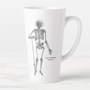 Tasse Latte Je suis Skeleton !