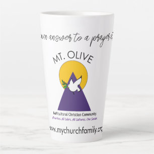 Tasse Latte Je suis une réponse à une prière !