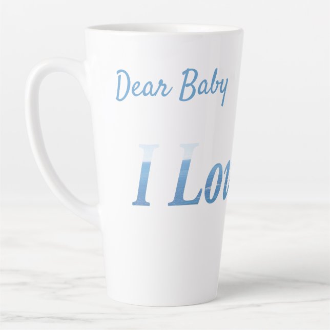 Tasse Latte Je t'aime (Gauche)