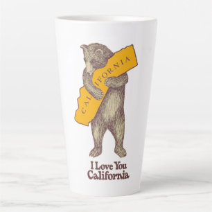 Tasse Latte Je T'Aime Californie