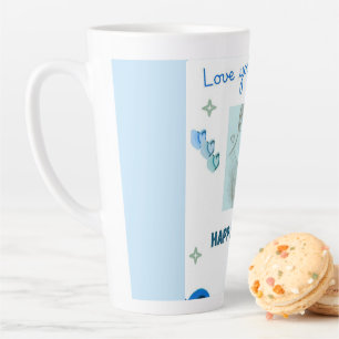Tasse Latte Je t'aime Papa Joyeuse Fête des Pères