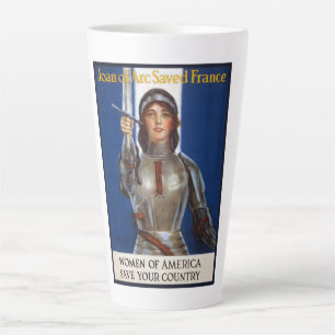 Tasse Latte Jeanne d'Arc : La servante d'Orléans, héroïne du c