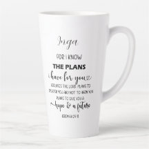 Jeremiah 29:11 Script Style Bible Verse Avec Nom