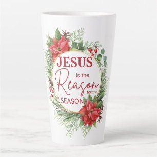 Tasse Latte Jésus est la raison de la saison Noël