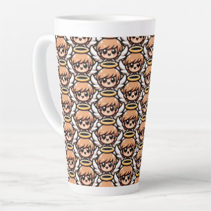 Tasse Latte Joli ange caricature