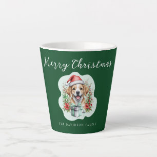 Tasse Latte Joli chiot de Noël