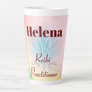 Tasse Latte Jolie conception personnalisée Reiki Praticien