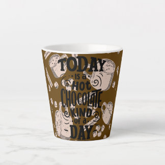Tasse Latte Journée de Chocolat Chaud
