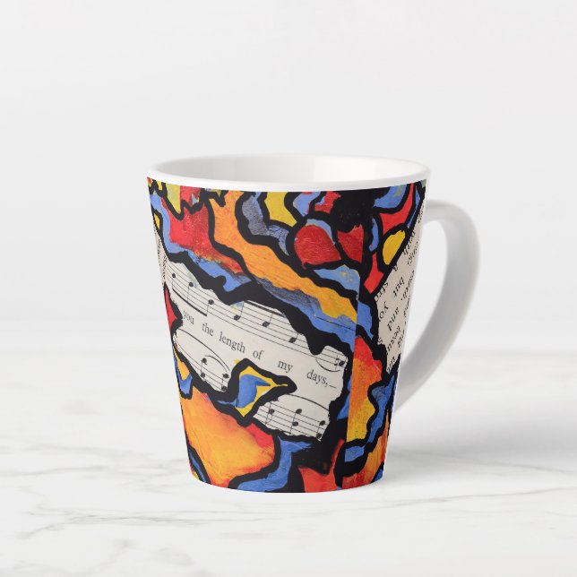 Tasse Latte Jours d'été (Angle droit)