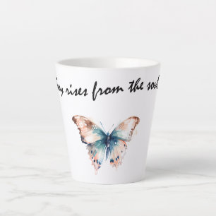 Tasse Latte Joy se lève du papillon Soul