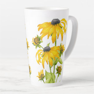 Tasse Latte Joyeux été sur une grosse tonnière