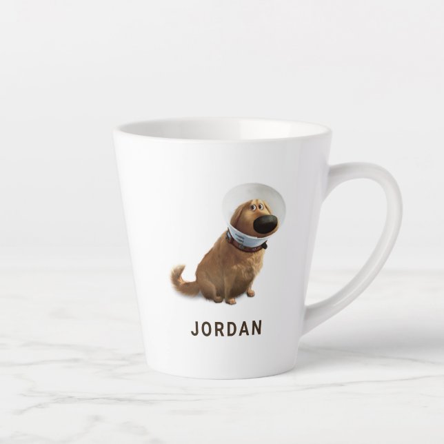 Tasse Latte JUSQU'| Déchirer le chien au cône de la honte (Droite)