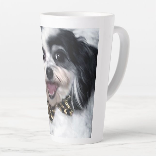 Tasse Latte K-Cee, petit chien (Angle droit)